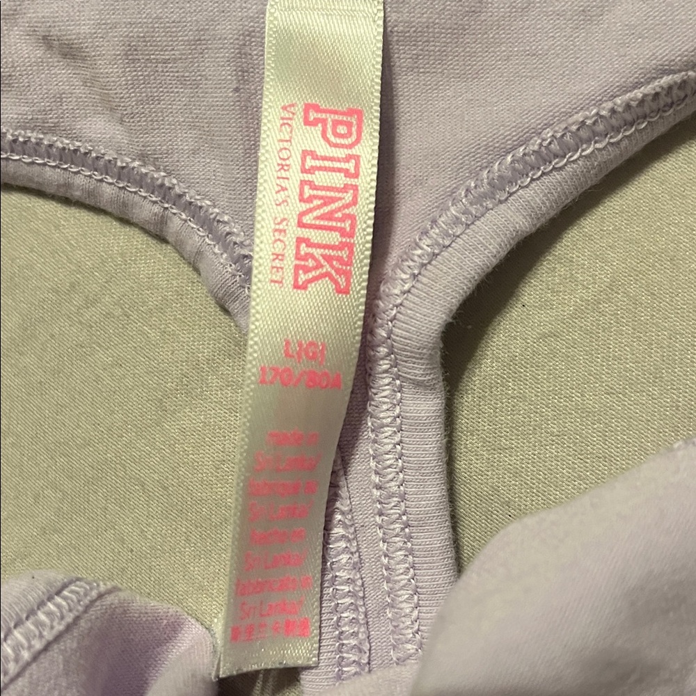 PINK Victoria's Secret Light Purple Panties with Daisy Design - Picture 4 of 4